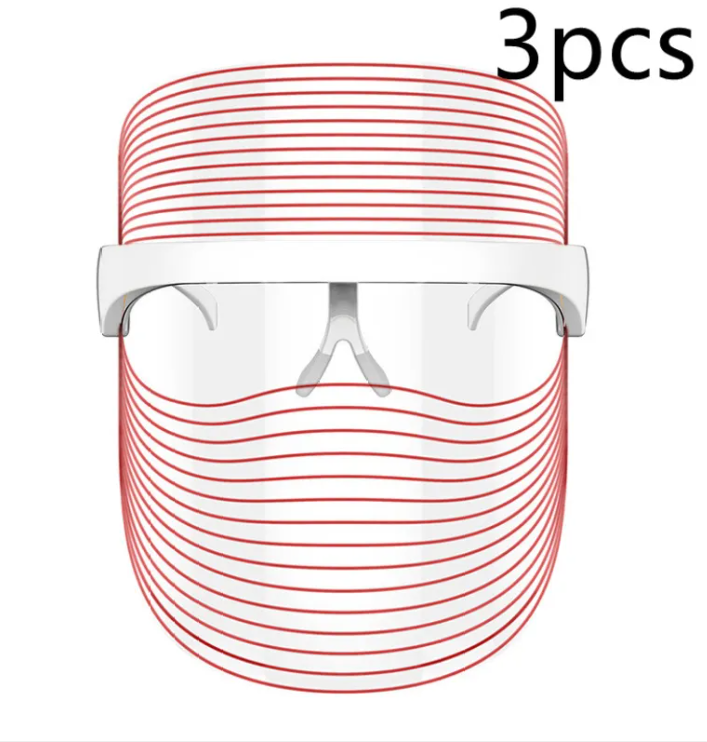 7-Color LED Red Light Therapy Skin Rejuvenation Mask
